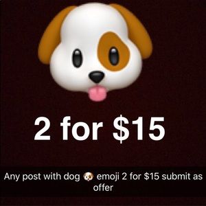 - 🚨🚨SALE🚨🚨 any post with a dog 🐶 🐶 🐶 emoji